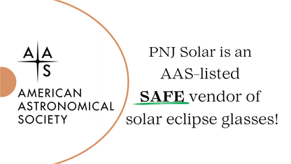 AAS Listed safe solar eclipse glasses vendor