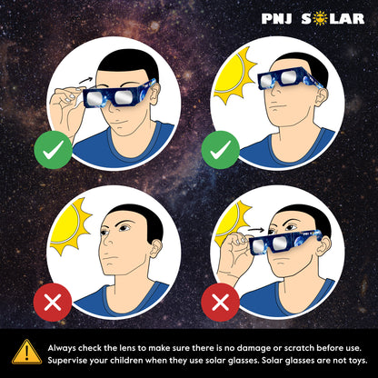 1000 Pairs - Solar Eclipse Glasses - AAS Approved - ISO and CE Certified - Family Pack - Mixed Patterns - bulk wholesale 10pack x100 - 2026 Solar Eclipse Aug 12th